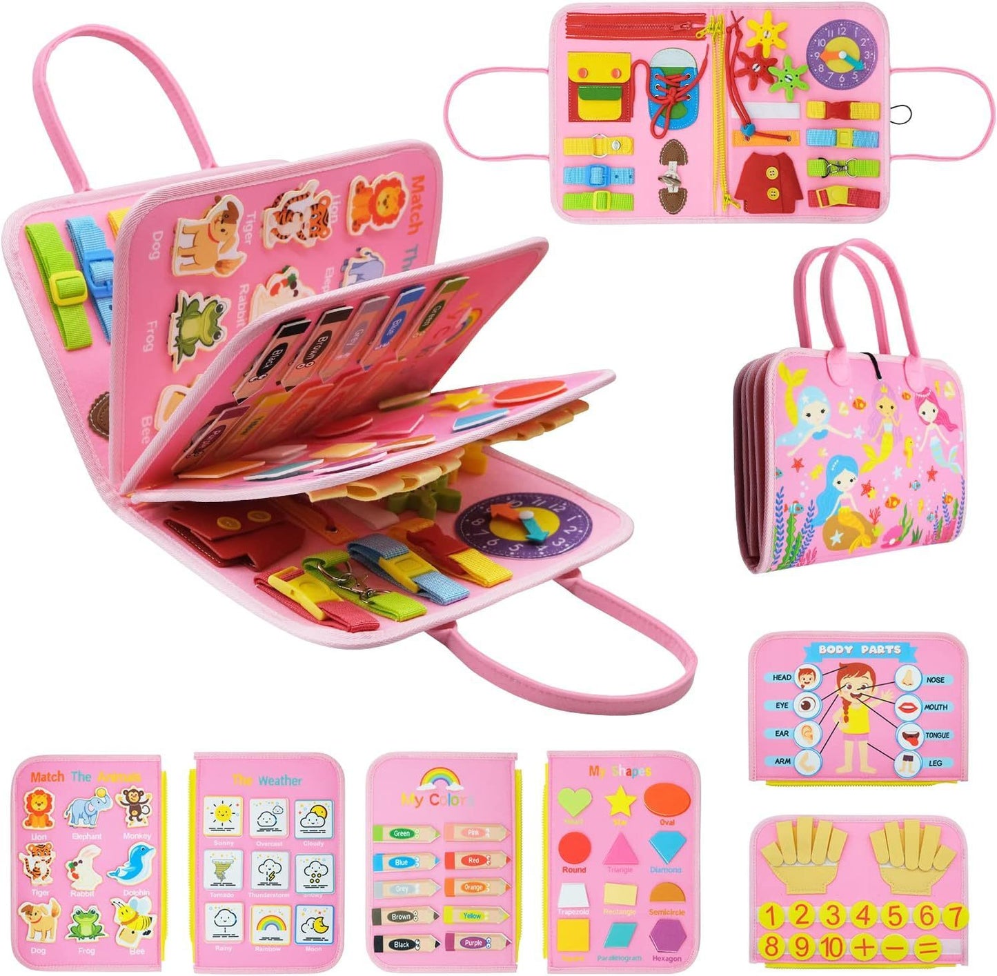 Combines fun and learning in a safe, soft design, helping children develop fine motor skills and problem-solving abilities through play.