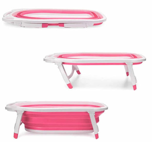 Foldable Baby Bath Tub Easy to store and transport with its foldable design, while providing a safe and comfortable bathing space for your baby.
