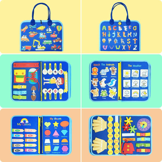 Combines fun and learning in a safe, soft design, helping children develop fine motor skills and problem-solving abilities through play.